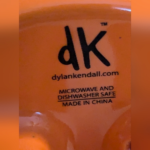 Dylan Kendall Ceramic Footed Mug  | Orange 🧡🍊 - Picture 2 of 9